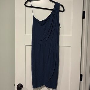 Blue Marc Jacobs one shoulder dress